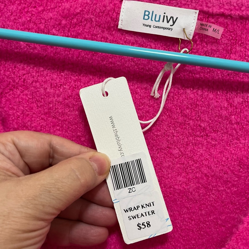 Blu Ivy Crossover Sweater - Picture 5 of 5